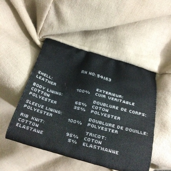 Marc New York Andrew Marc Leather Jacket Taupe Size S - Picture 7 of 7